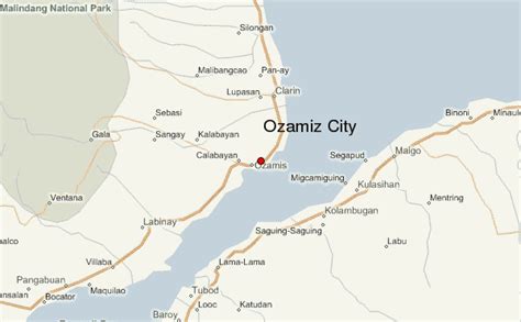 ozamiz map|Detailed Road Map of Ozamis .